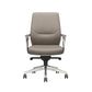 Contemporary Office Chair Lumbar Support No Distressing Fixed Arms Chair Grey Casters Included Clearhalo 'furn' 'furn_office_chair' 'Furniture' 'furniture_office_chair' 'Office Chairs' 'Office Furniture' 'office_chair' 5087805