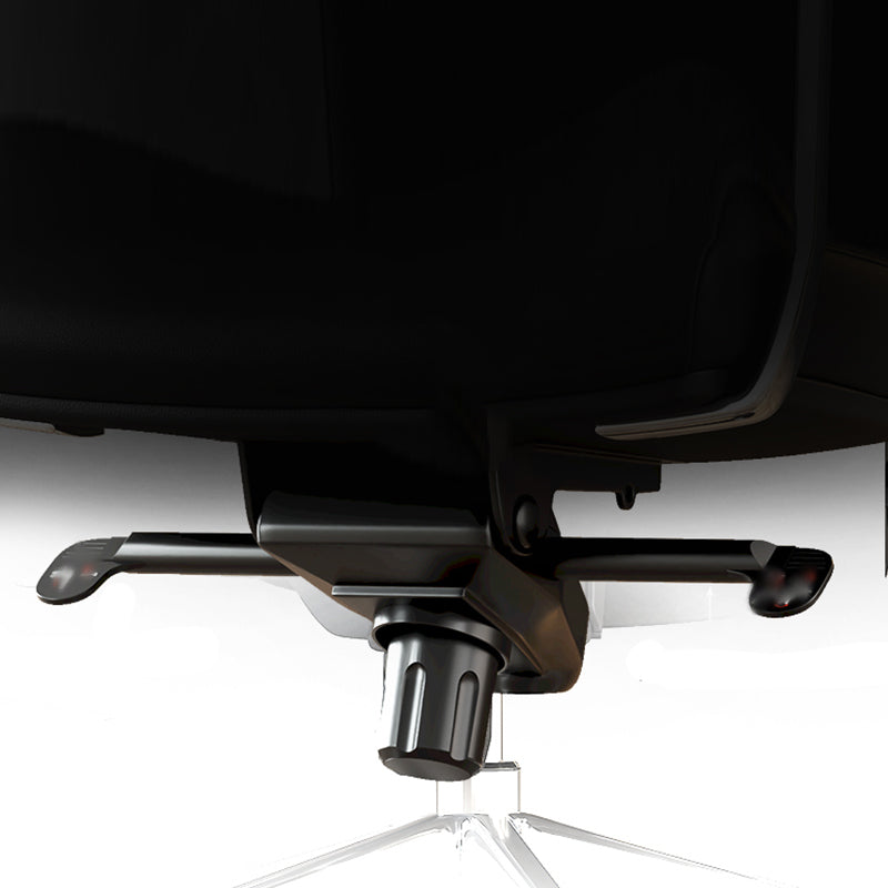 Contemporary Office Chair Lumbar Support No Distressing Fixed Arms Chair Clearhalo 'furn' 'furn_office_chair' 'Furniture' 'furniture_office_chair' 'Office Chairs' 'Office Furniture' 'office_chair' 5087810