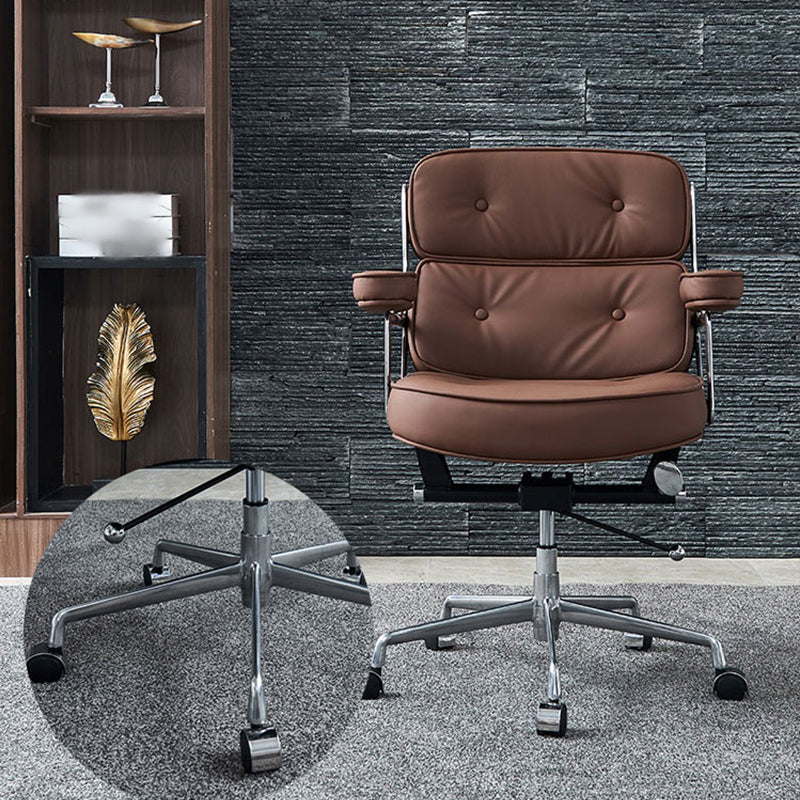 Modern & Contemporary Managers Chair Arms Included Executive Ergonomic Chair Clearhalo 'Furniture' 'furniture_office_chair' 'Office Chairs' 'Office Furniture' 'office_chair' 5087834