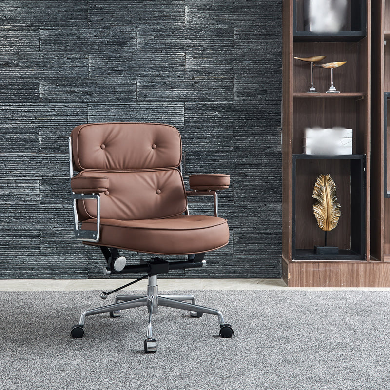Modern & Contemporary Managers Chair Arms Included Executive Ergonomic Chair Clearhalo 'Furniture' 'furniture_office_chair' 'Office Chairs' 'Office Furniture' 'office_chair' 5087835