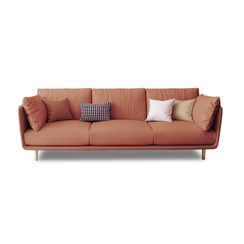 Sofa en cuir faux 80,31 "W x 28,34" D x 27,55 "H SAFA SHAND SHALD pour le salon