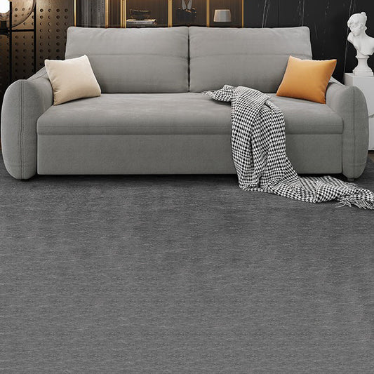 Contemporary Square Arm Standard Stain Resistant Sofa Bed in Grey