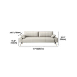 Coussin glamour oreiller top le bras fixe en cuir standard standard