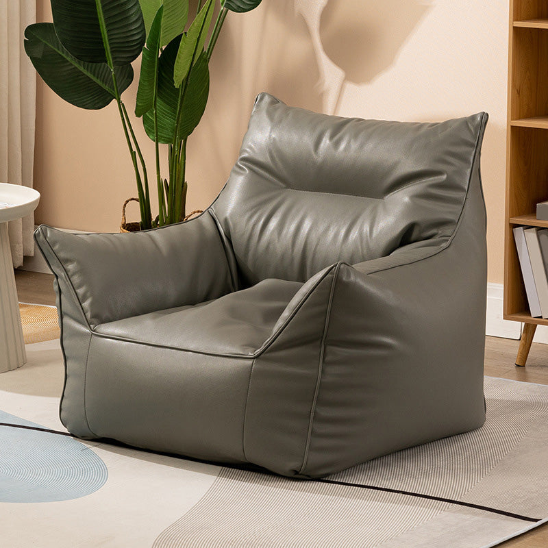 Sedia in vetro in pelle 31,4 "l x 31,4" w x 31,4 "H armi incluse sedia