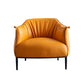 33.86"L x 33.06"W x 30.71"H Modern Tight Back Flared Arms Barrel Chair Clearhalo 'Accent Chairs' 'accent_chairs' 'Chairs & Seating' 'furn' 'furn_accent_chairs' 'Furniture' 'Living Room Furniture' 5090976