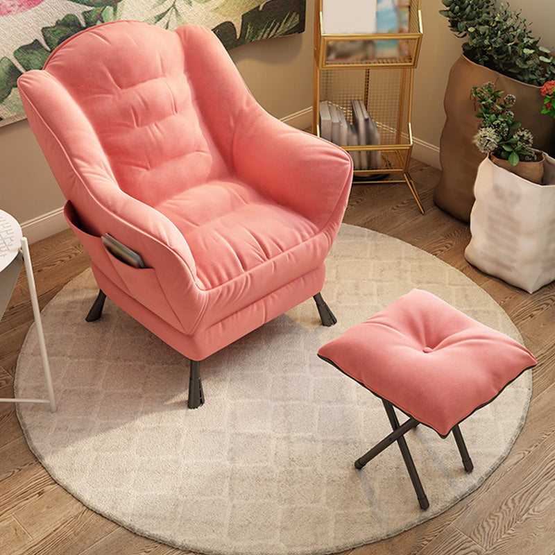 Sedia a braccio posteriore cuscino cucito.