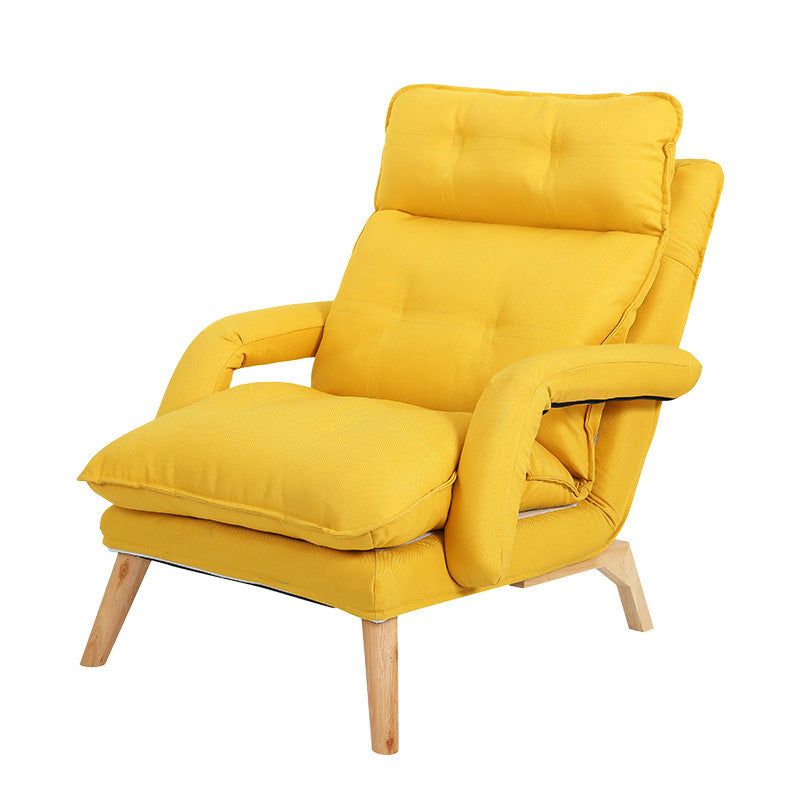 23.62 "Brede converteerbare stoel met eenvoudige vierpoten Biscuit Back Fauteuil