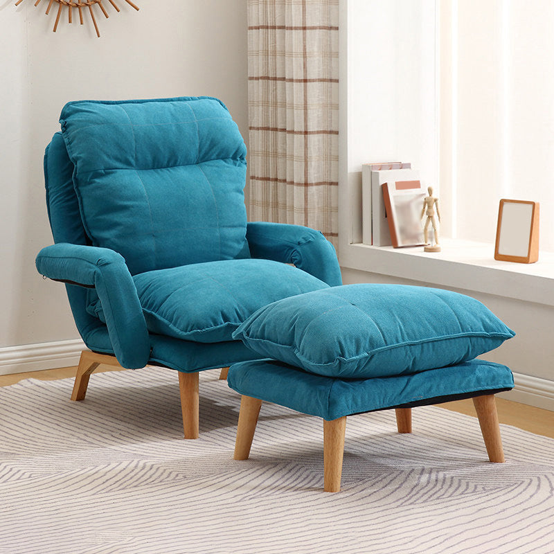 23.62 "Brede converteerbare stoel met eenvoudige vierpoten Biscuit Back Fauteuil