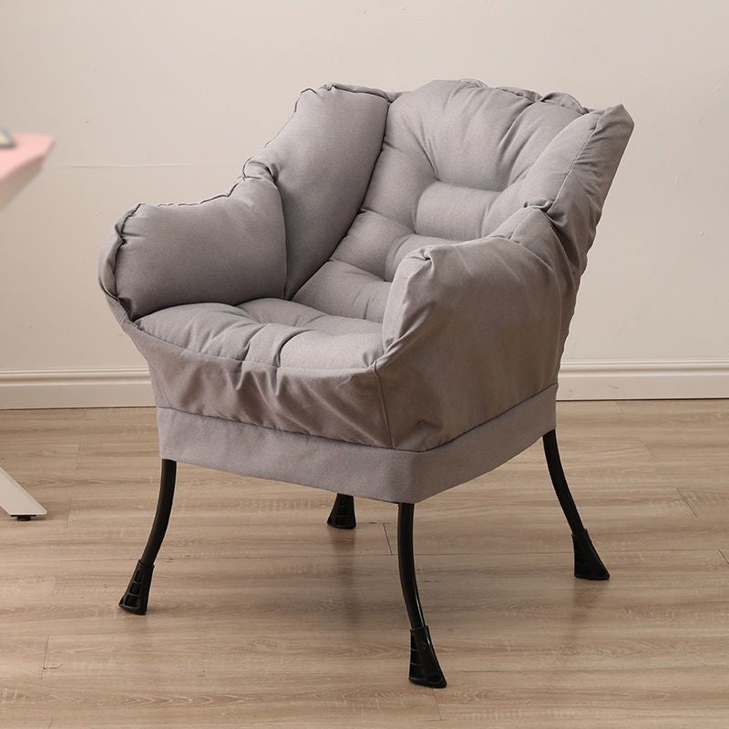 29.53 "L x 27.56" W x 37.4 "H Modern genaaide kussenstoel achterstoelstoel