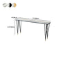 Contemporary Rectangle Counter-height Pub Table Indoor Stone Pub Bar Table Clearhalo 'Bar Furniture' 'Bar Tables' 'bar_tables' 'furn' 'furn_bar_tables' 'Furniture' 'Kitchen & Dining Furniture' 5096516