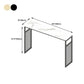 Table du compteur de hauteur de hauteur de barre d'intérieur Rectangle moderne Table de pub en marbre