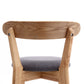 Skandinavian Matt Finish Leder Barhocker Rubberwood Home Stool