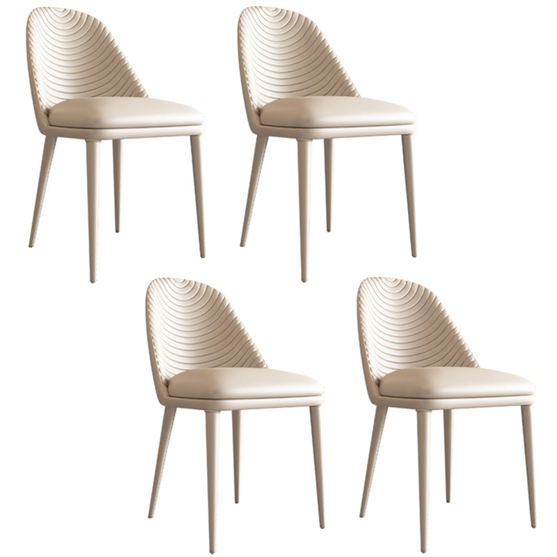 Modern Leatherwear Dining Table Set 1/4/5/7 Pieces Dinette Set with White Sintered Stone