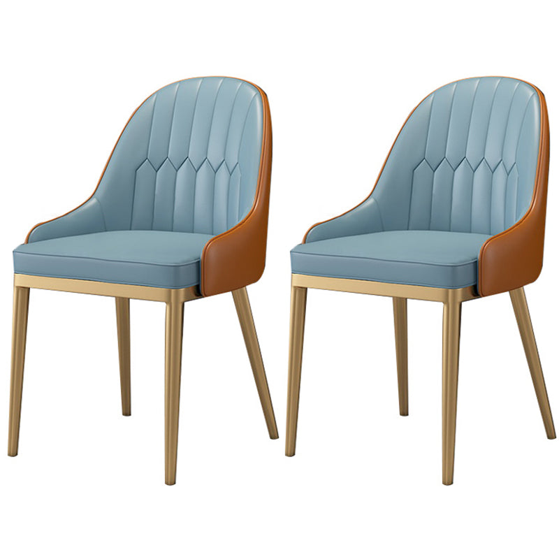 Glam Iron Dinette Set 1/2/5/7 Pieces Rectangle Dining Table Set with White Sintered Stone