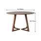 Modern Solid Wood Dining Room Collection Double Pedestal Dining Table in Walnut Clearhalo 'Dining Tables & Seating' 'Dining Tables' 'dining_table' 'furn' 'furn_dining_table' 'Furniture' 'Kitchen & Dining Furniture' 5097656