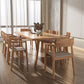 Modern Pine Solid Wood Dining Room Table 4 Legs Natural Rectangle Dining Table 70.9"L x 31.5"W x 29.5"H Without Chairs Clearhalo 'Dining Tables & Seating' 'Dining Tables' 'dining_table' 'furn' 'furn_dining_table' 'Furniture' 'Kitchen & Dining Furniture' 5097665
