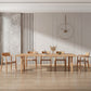Modern Pine Solid Wood Dining Room Table 4 Legs Natural Rectangle Dining Table 78.7"L x 31.5"W x 29.5"H Without Chairs Clearhalo 'Dining Tables & Seating' 'Dining Tables' 'dining_table' 'furn' 'furn_dining_table' 'Furniture' 'Kitchen & Dining Furniture' 5097666