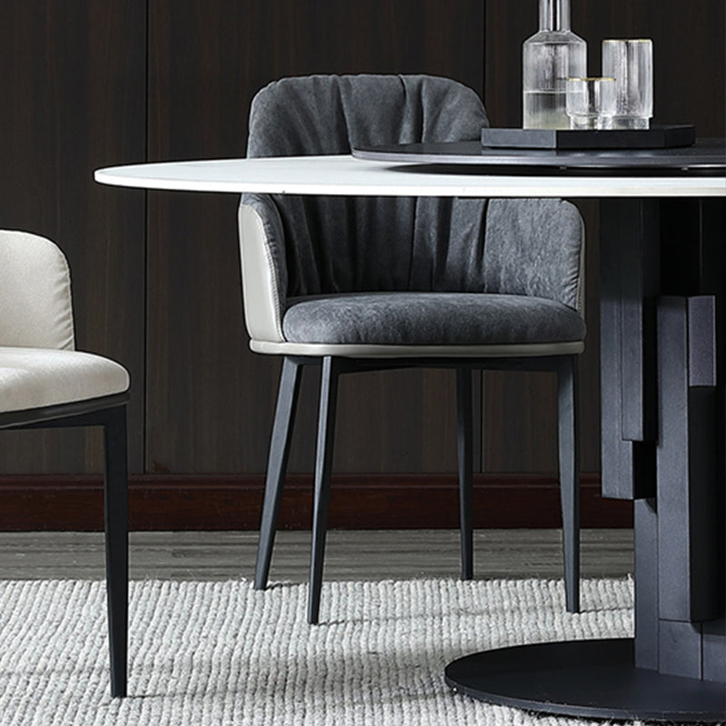 Ronde stenen bovenste eettafel eigentijdse eettafel met draaitafel