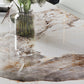 Mesa de comedor de piedra sinterizada para la mesa de cocina moderna del restaurante con 4 patas