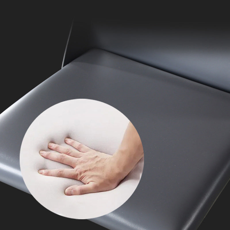 Faux Leather Contemporary Home Side Chair Matte Finish Solid Back Dining Chair