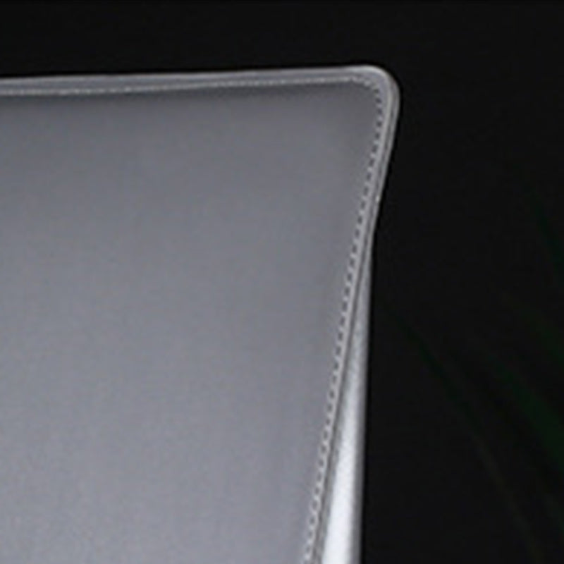 Faux Leather Contemporary Home Side Chair Matte Finish Solid Back Dining Chair