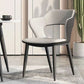 Faux Leather Modern Indoor Side Chair Matte Finish Open Back Dining Chair
