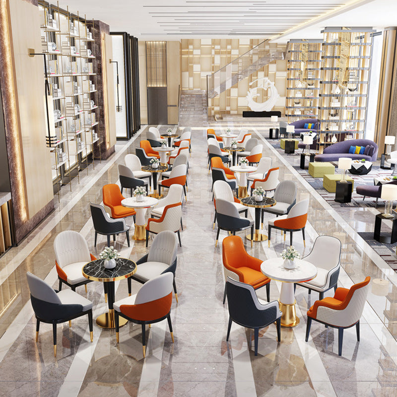 Modern Kitchen Side Dining Chairs Faux Leather Dining Chairs for Home