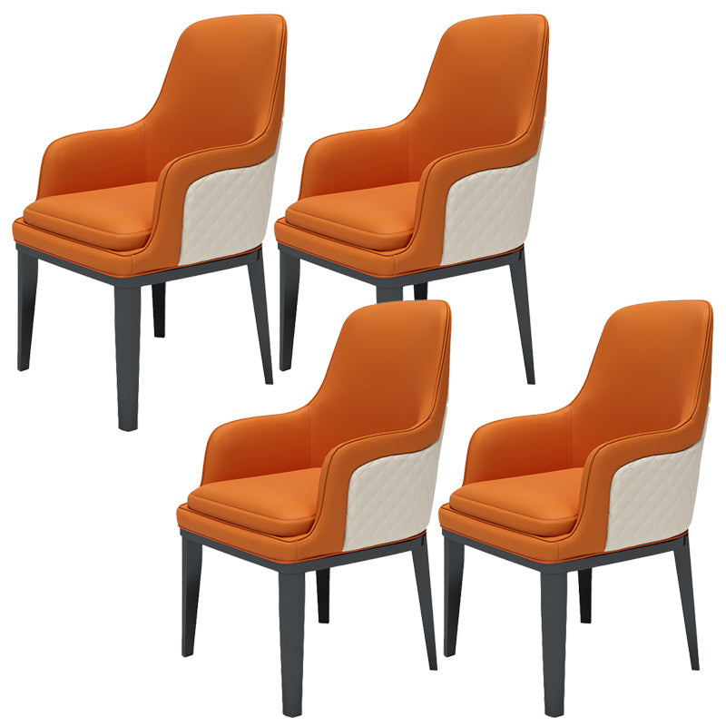 Modern Kitchen Side Dining Chairs Faux Leather Dining Chairs for Home