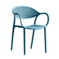 Scandinavian Plastic Arm Chair Open Back Kitchen Dining Room Chair Clearhalo 'Dining Chairs' 'Dining Tables & Seating' 'dining_chair' 'furn' 'furn_dining_chair' 'Furniture' 'Kitchen & Dining Furniture' 5098196