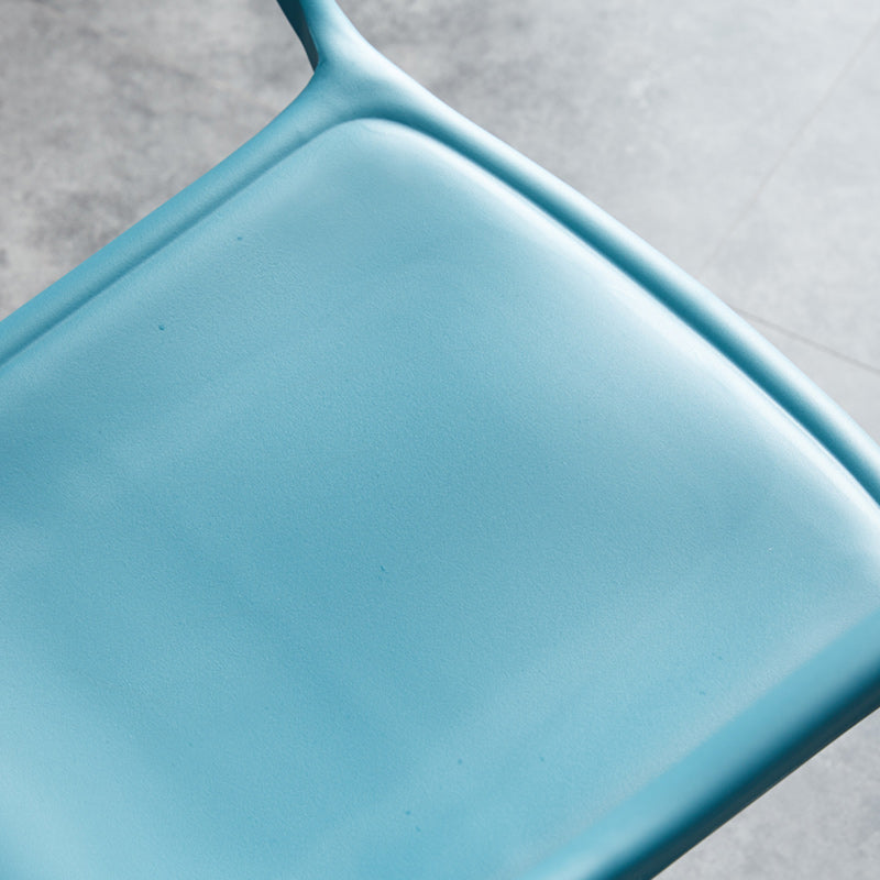 Scandinavian Plastic Arm Chair Open Back Kitchen Dining Room Chair Clearhalo 'Dining Chairs' 'Dining Tables & Seating' 'dining_chair' 'furn' 'furn_dining_chair' 'Furniture' 'Kitchen & Dining Furniture' 5098199