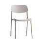 Glam Style Dining Room Chair Plastic Open Back Chair for Indoor Clearhalo 'Dining Chairs' 'Dining Tables & Seating' 'dining_chair' 'furn' 'furn_dining_chair' 'Furniture' 'Kitchen & Dining Furniture' 5098234