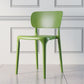 Contemporary Plastic Armless Chair Open Back Kitchen Room Chair