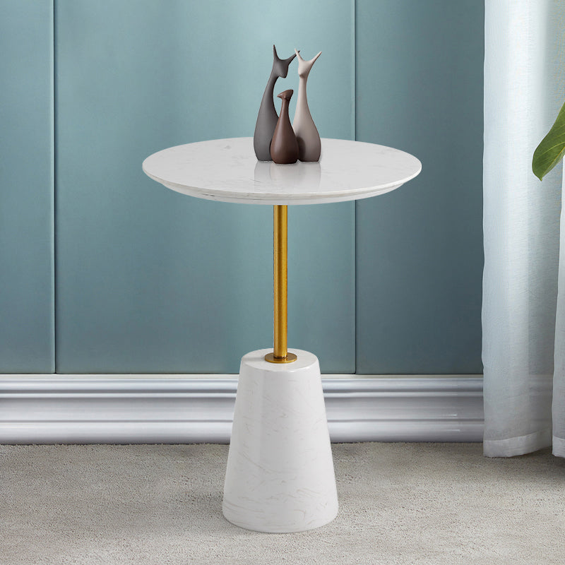 Tavolo da tavolo da golf di piedistallo contemporaneo Tavolo laterale per camera da letto