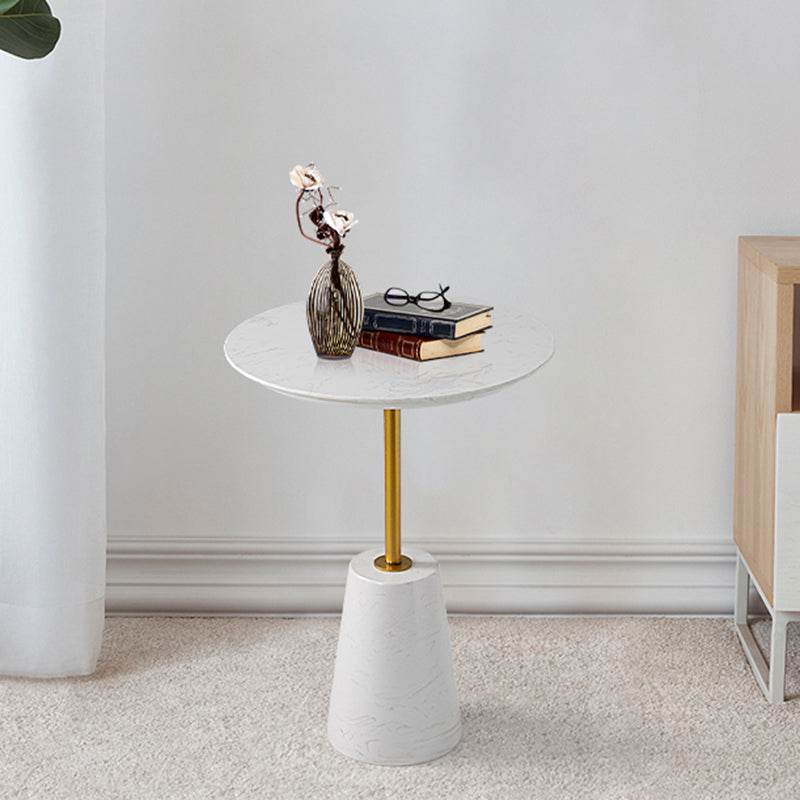 Tavolo da tavolo da golf di piedistallo contemporaneo Tavolo laterale per camera da letto