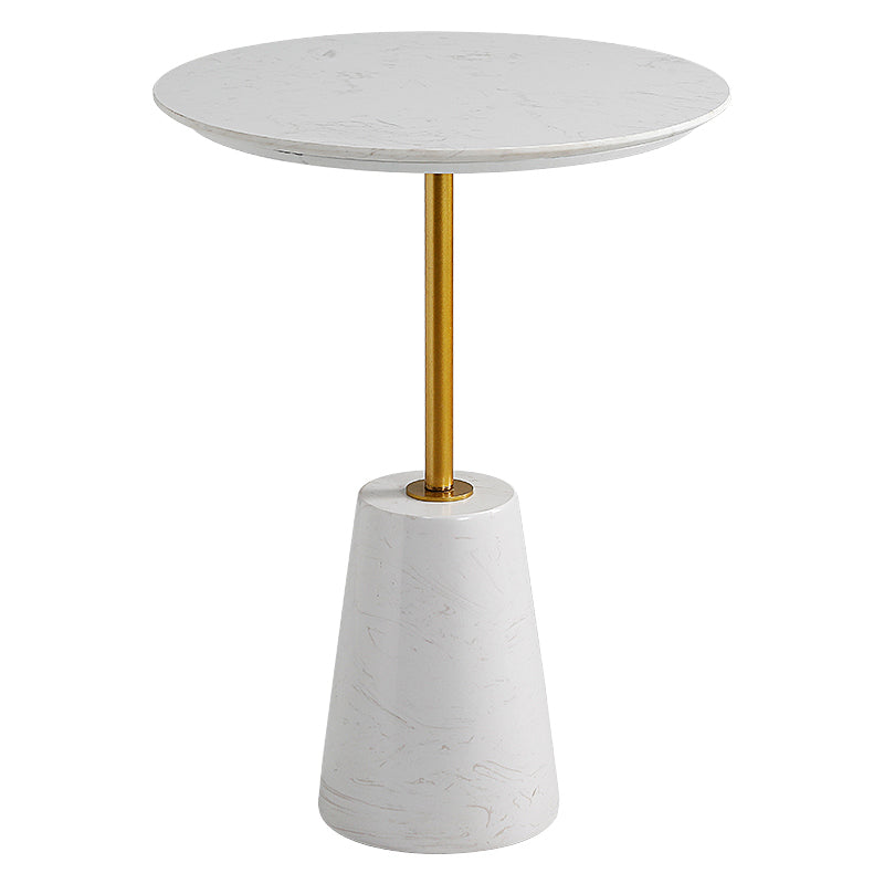 Tavolo da tavolo da golf di piedistallo contemporaneo Tavolo laterale per camera da letto