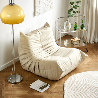 Tight Back Armless Chair Microfiber/ Suede Wear-Resistant Accent Chair