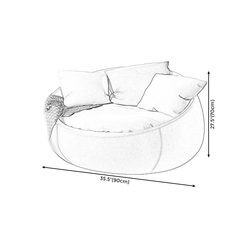 Cuscini rimovibili in cotone rimovibile per camera da letto solido.