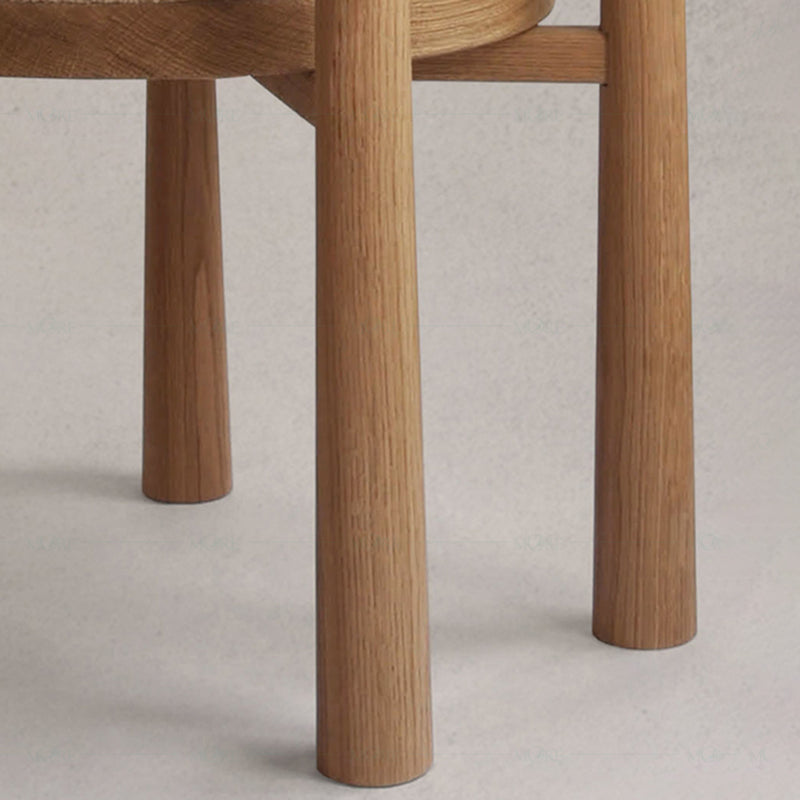 Sedia a bracciolo stretto a braccioless sedia accento di lana con quattro gambe