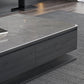 Modern Style Grey/white Slate Top Rectangular Coffee Table with Solid Wood Base Clearhalo 'Coffee & Accent Tables' 'Coffee Tables' 'coffee_tables' 'furn' 'furn_coffee_tables' 'Furniture' 'Living Room Furniture' 5099046