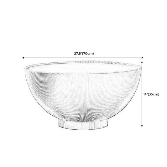 スレートラウンドトップコーヒーテーブルフェイクレザーソリッドベースカクテルテーブル