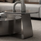Italian-style Stainless Steel with Drawer Slate Modern Minimalist High-end Combination