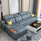 64.96" D x 34.65" H Sleeper Sofa & Chaise Pillow Top Arm Sofa