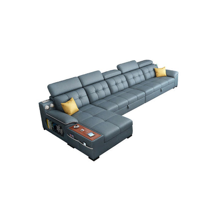 64.96" D x 34.65" H Sleeper Sofa & Chaise Pillow Top Arm Sofa 14"L x 35"W x 150"H Left Sponge