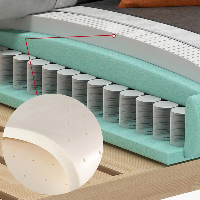 137.8" W x 70.87" D x 35.43" H Faux Leather Sofa & Chaise Modern Sewn Pillow Back Sofa Clearhalo 'furn' 'furn_sectionals' 'Furniture' 'Living Room Furniture' 'Sectionals' 5099569