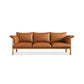 Faux Leather Stain Resistant Contemporary Standard Sofa Couch Brown Clearhalo 'furn' 'furn_sofas' 'Furniture' 'Living Room Furniture' 'Sofa' 'sofas' 5099613