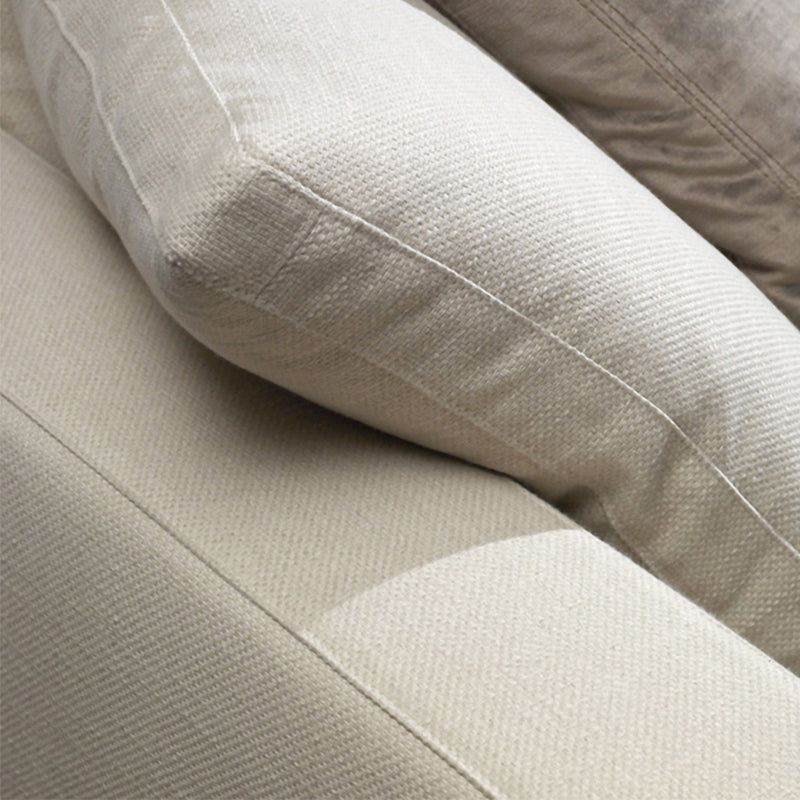 Contemporary Standard Faux Leather /Cotton Blend Square Arm Sofa Couch Clearhalo 'furn' 'furn_sofas' 'Furniture' 'Living Room Furniture' 'Sofa' 'sofas' 5100885