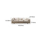Contemporary Standard Faux Leather /Cotton Blend Square Arm Sofa Couch Clearhalo 'furn' 'furn_sofas' 'Furniture' 'Living Room Furniture' 'Sofa' 'sofas' 5100892