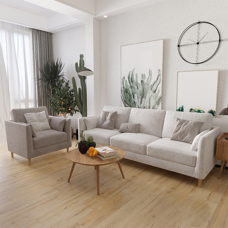 Contemporary Cushions Standard Square Arm Living Room 3-seater Sofa Clearhalo 'furn' 'furn_sofas' 'Furniture' 'Living Room Furniture' 'Sofa' 'sofas' 5100980