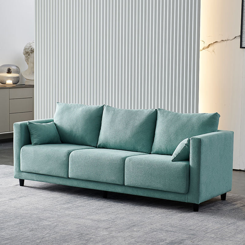 Coussins contemporains du bras carré de coton canapé stationnaire pour le salon