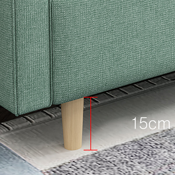 リネンコンテンポラリーアームコンバーチブルソファ洗える折りたたみ折りたたみ折りたたみ折りたたみアパートメント